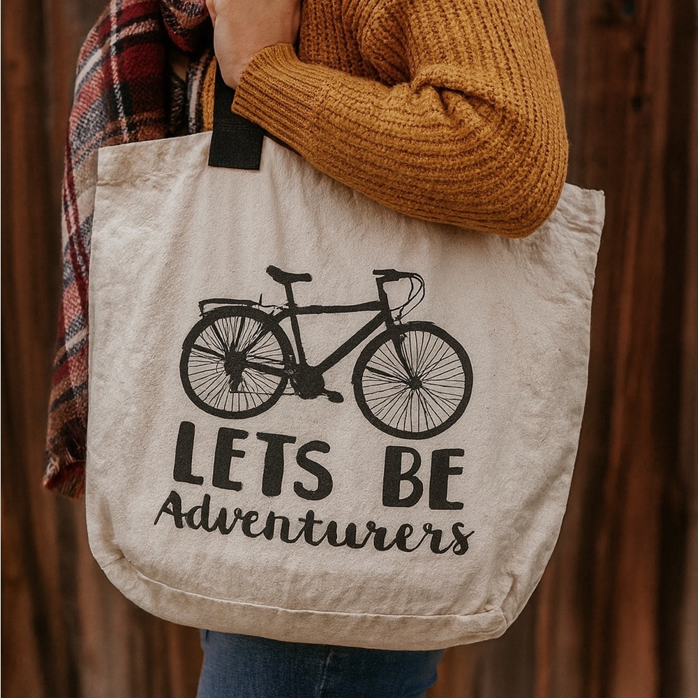 Urban Outfitters Bicycle Canvas Oversized Tote Bag